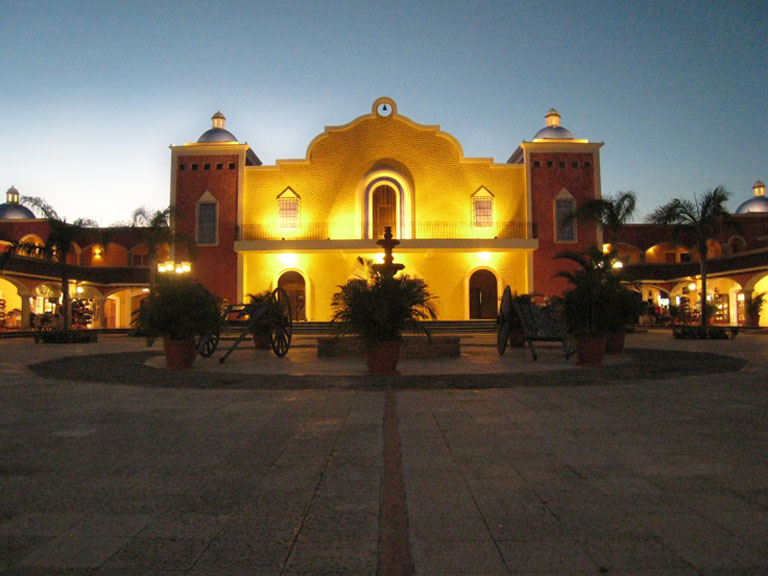 IMG_1503_small.jpg - Fake Mexican town hall at the hotel