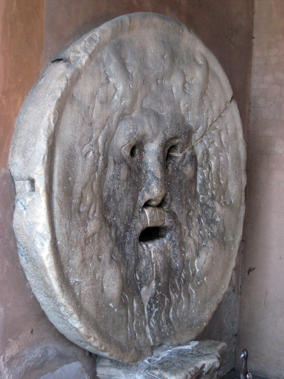 "Mouth of Truth," back in Rome