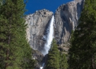 M79A1774-1  Approaching Yosemite Falls - plenty of water in the spring