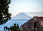 79A6983HDR-1  From our balcony Stromboli is always smoking